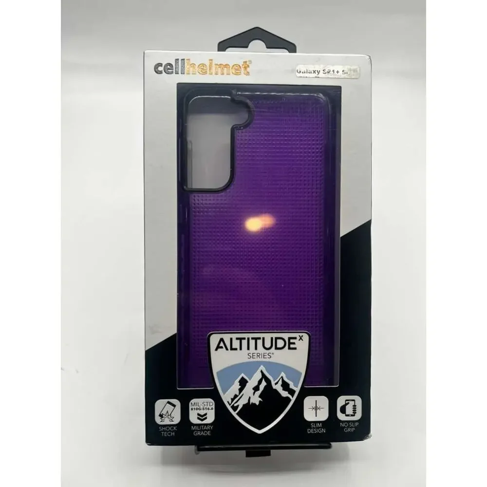 Cell Helmet Altitude X Series Samsung Galaxy S21+5G Phone Case, Purple